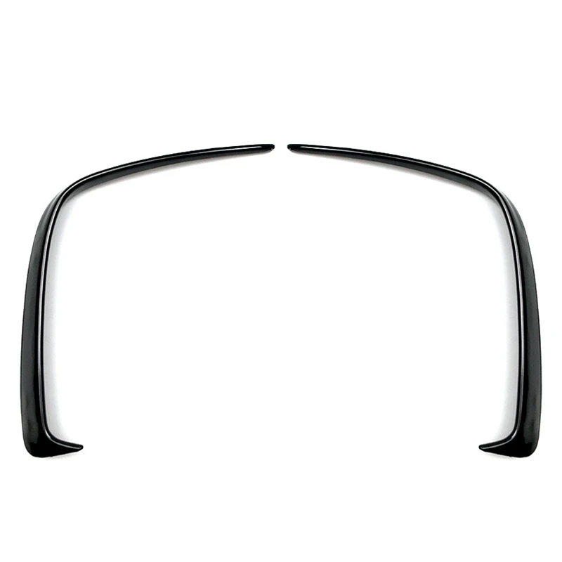 1 пара Автомобильный Черный Abs задний бампер сплиттер Спойлеры Canard для Mercedes Benz W176