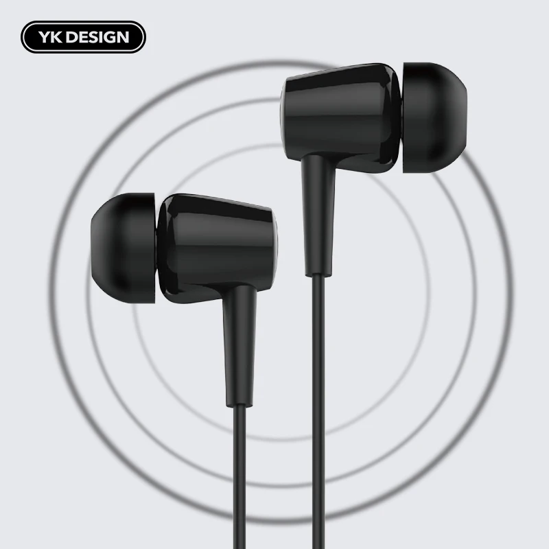 YK дизайн R1 наушники вкладыши проводные для samsung huawei xiaomi android3.5 мм Универсальная