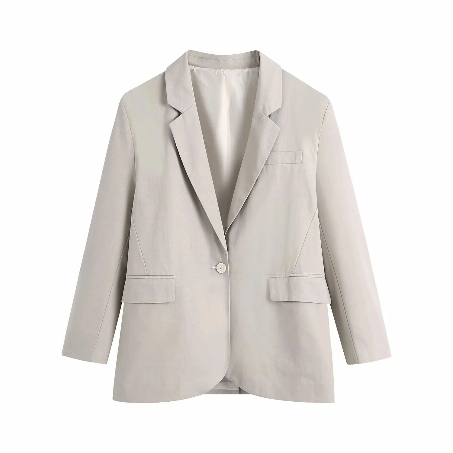 

European and American 2021 summer new women's loose drape suit jacket + drape pants