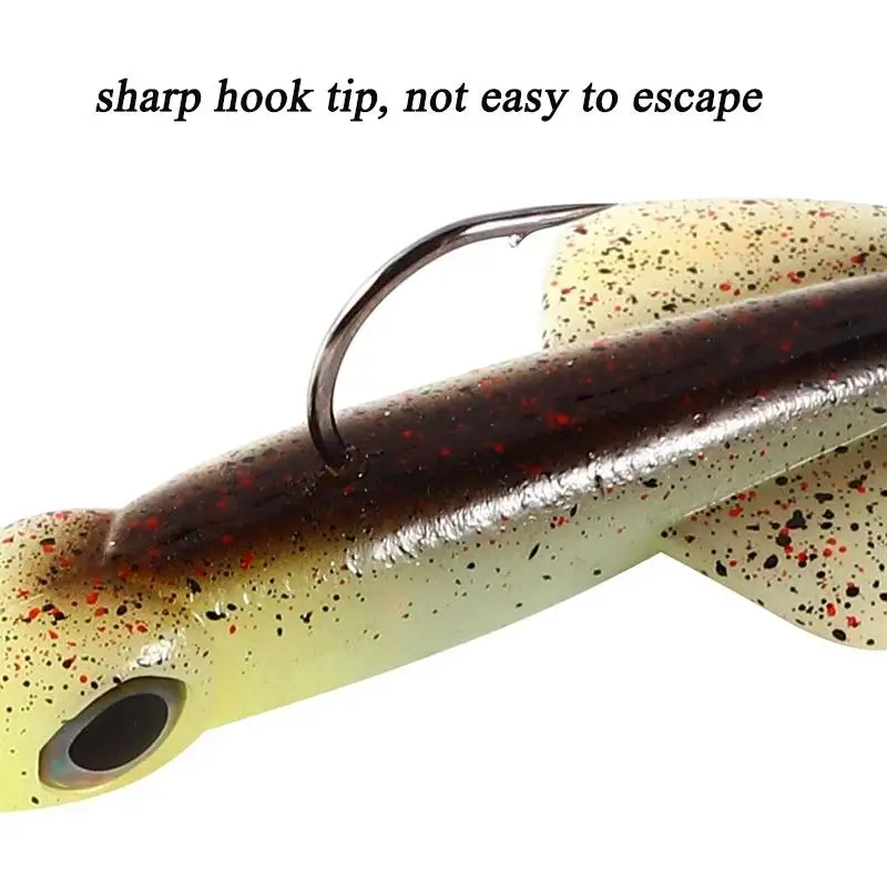 Светящийся светящийся воблер-осьминог 1 шт. 14 см 35 г