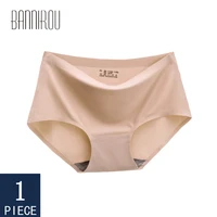 bannirou 1 pcs seamless panties woman underwear female briefs thin 2021 summer new sale ice silk soft solid underwear for woman