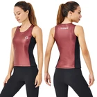 Жилет неопреновый унисекс, без рукавов, 23 мм, с гладкой кожей