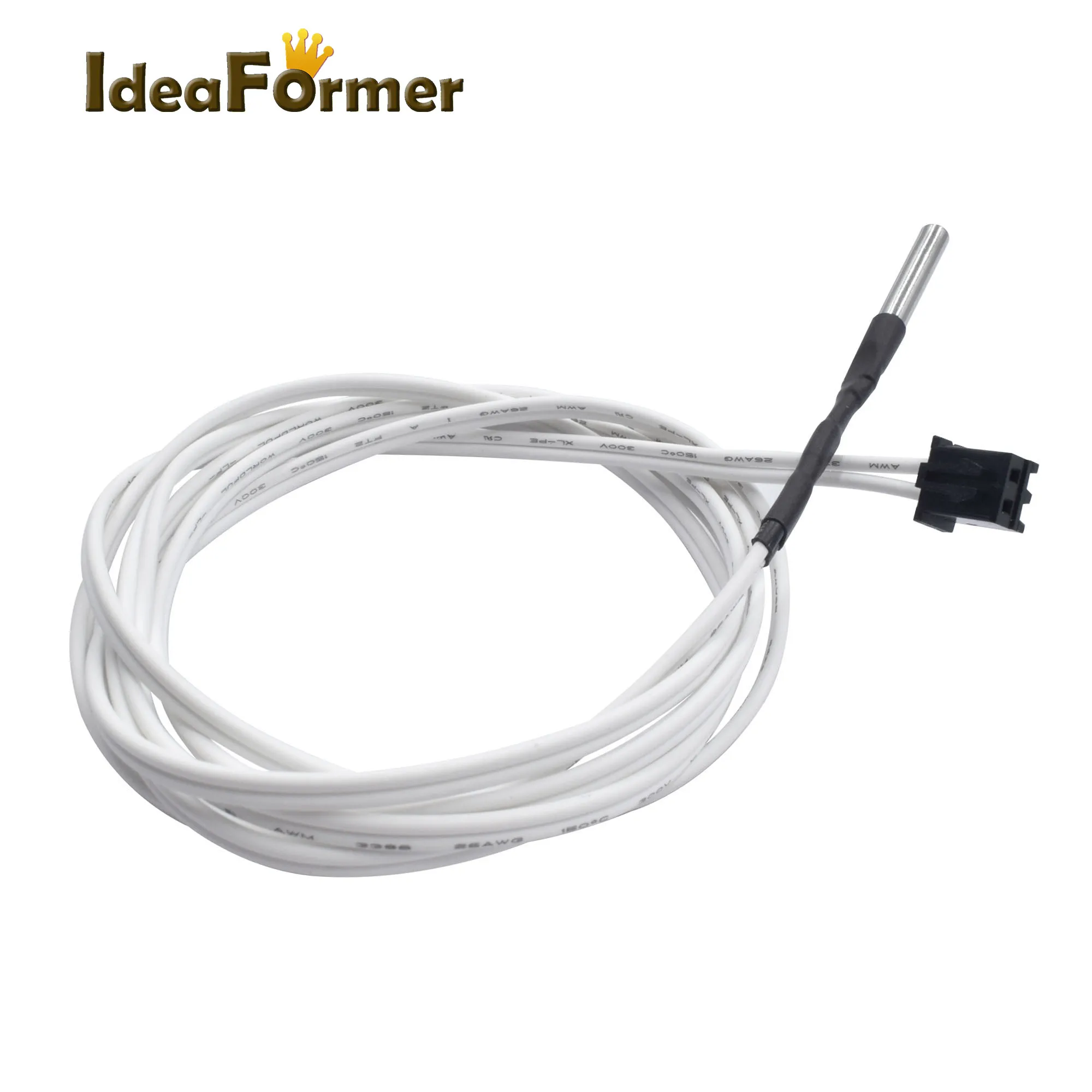 1 м/2 м датчик температуры для 3D-принтера высокотемпературная нить 350 градусов