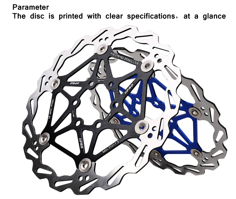 Дисковые тормозные диски DH сверхлегкие плавающие дисковые колодки 160 мм 180 6/7