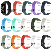 soft tpu wristband bracelet replacement smart watch strap for honor band 6 watch repair part