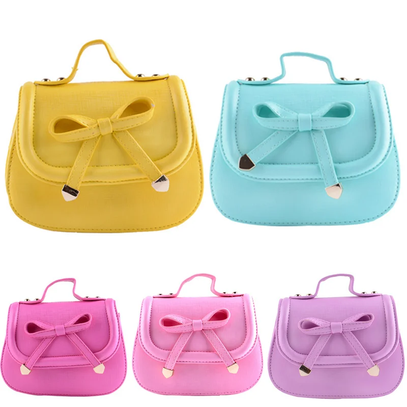 2020 новые модные для маленьких девочек сумки из натуральной кожи детей бант Сумки