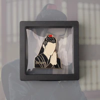 anime the untamed mdzs wei wuxian xiao zhan metal badge souvenir button brooch pin collection creative medal pendant gift