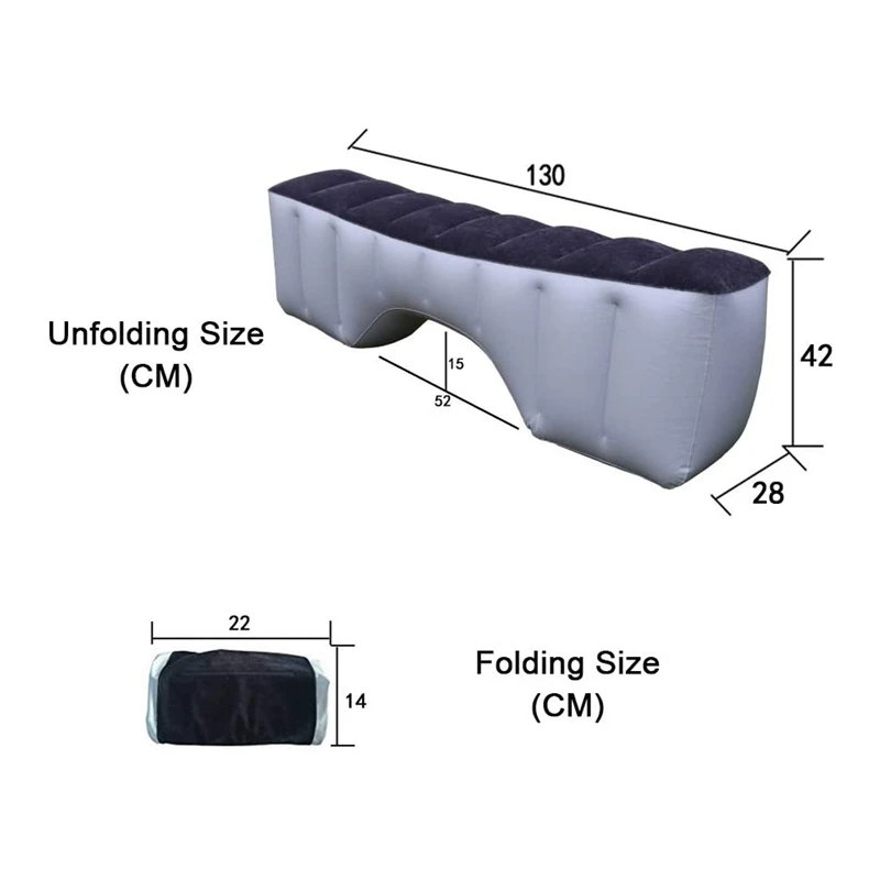 Надувной матрас для автомобиля разделенное тело путешествий на заднее сиденье