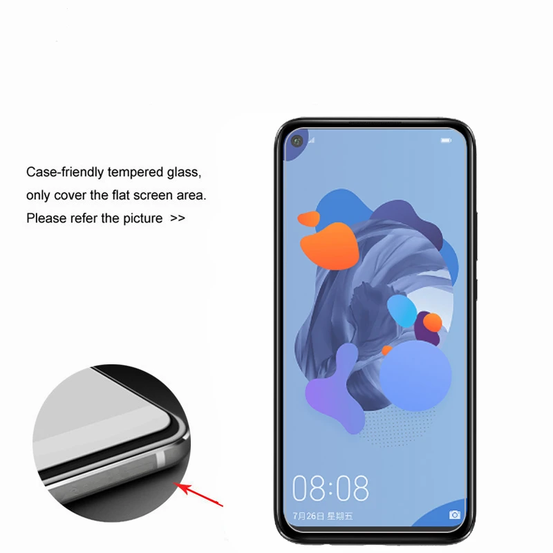 Protector de pantalla del tel&eacute;fono para Huawei Mate 30 Lite, 2 uds. De cristal templado 9H para Huawei Nova 5i Pro, cristal para Huawei Mate 30 Lite-3