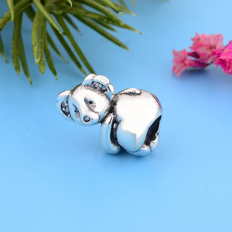 Подвеска на соски для детей, браслет Pandora, 925 пробы, серебряное Созвездие, буквы, алфавит, сделай сам