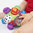 Новинка, забавный маленький громкий колокольчик QWZ, детские погремушки-шарики, игрушка для развития ребенка, Умная игрушка для захвата, погремушка, детский подарок