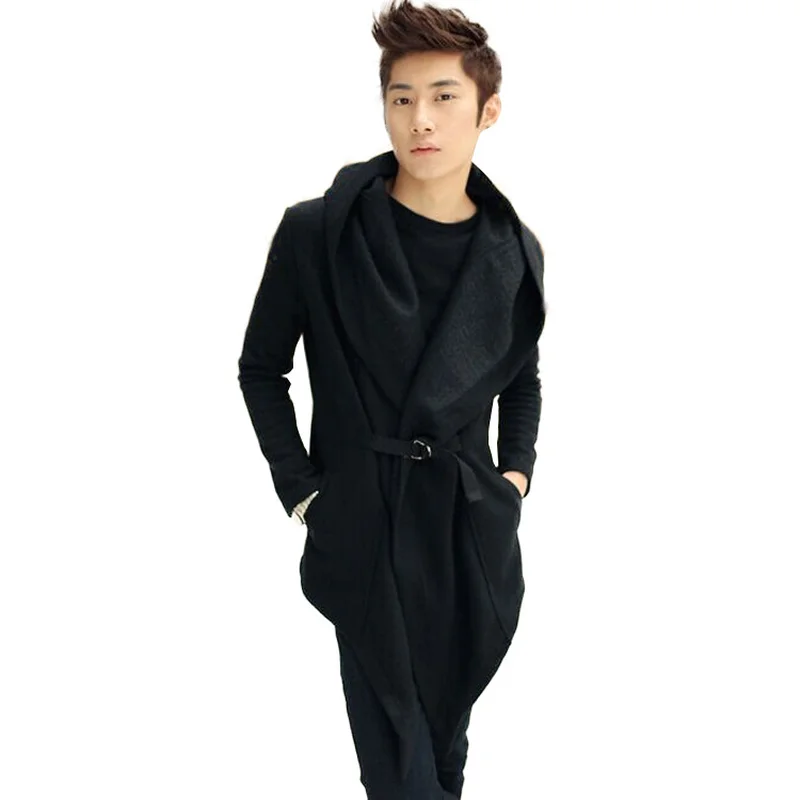 Новая мужская одежда модный Повседневный Кардиган длинный стиль Харадзюку