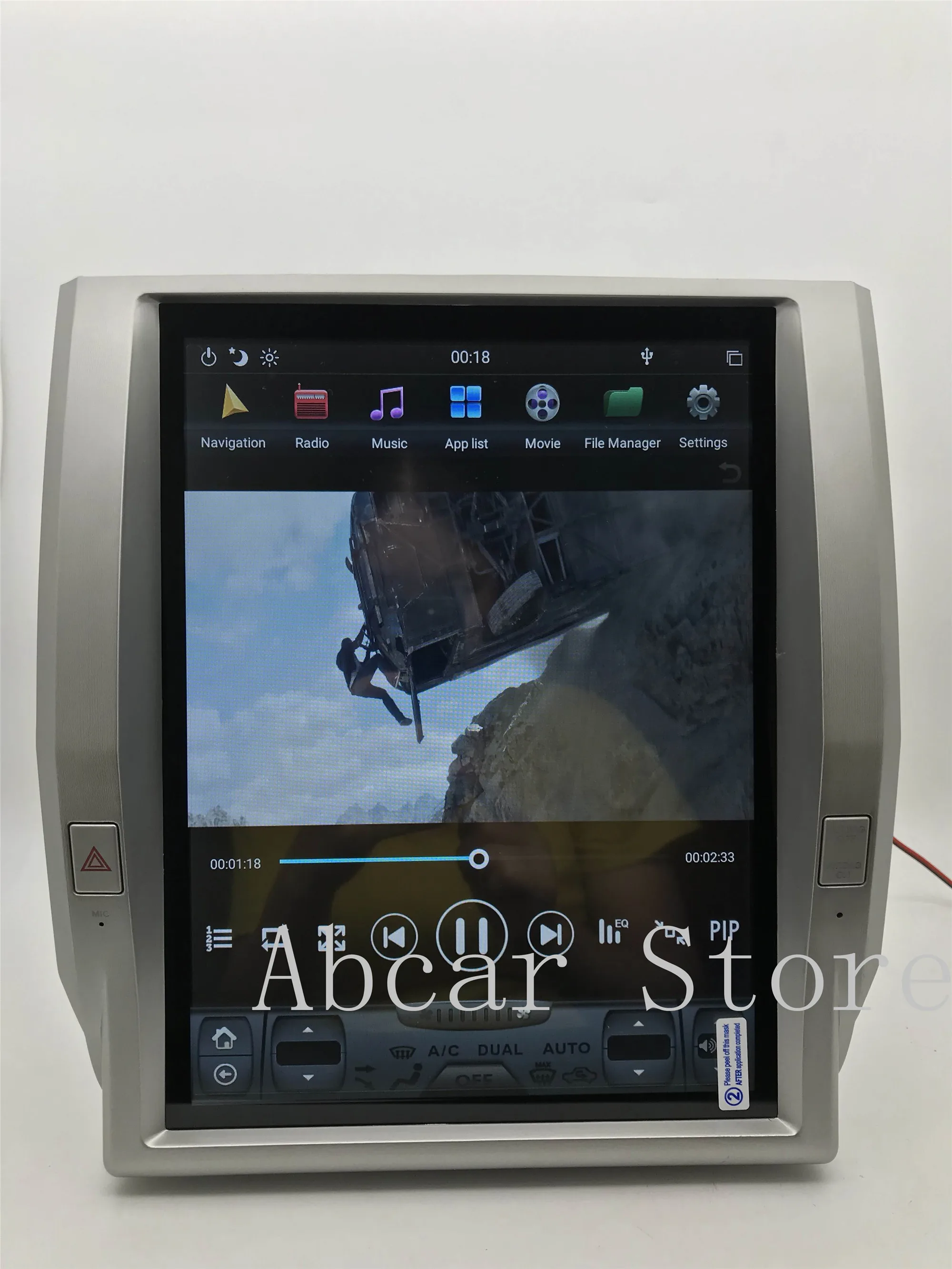 12,1 ''Tesla стиль Android 8,1 автомобильный dvd-плеер gps навигация для Toyota tundra 2011- PX6 стерео Мультимедиа радио рекордер