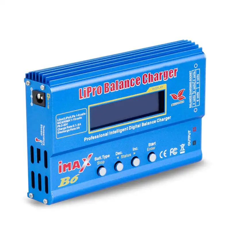 Imax B6 12V зарядное устройство 80W Lipro баланс Nimh Li-Ion Ni-Cd цифровой Rc 6A адаптер питания