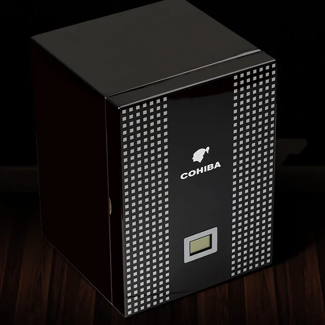 

Ghosh the cohiba cigar box on the humidor cigar box Moisturizing cedar wood Cuban cigar cabinet moisturizing ark