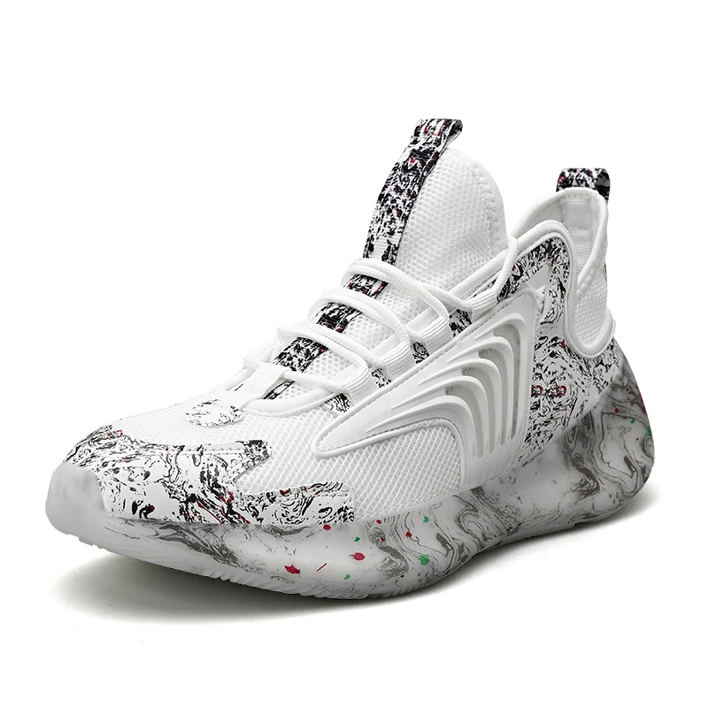 Мужские кроссовки для бега летняя спортивная обувь на толстой подошве и занятий