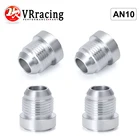 VR-4  упак. Высокое качество алюминия AN10-прямой мужской сварочный фитинг адаптер сварной булочки закидывающийся шланг фитинг Серебряный SL617-7210
