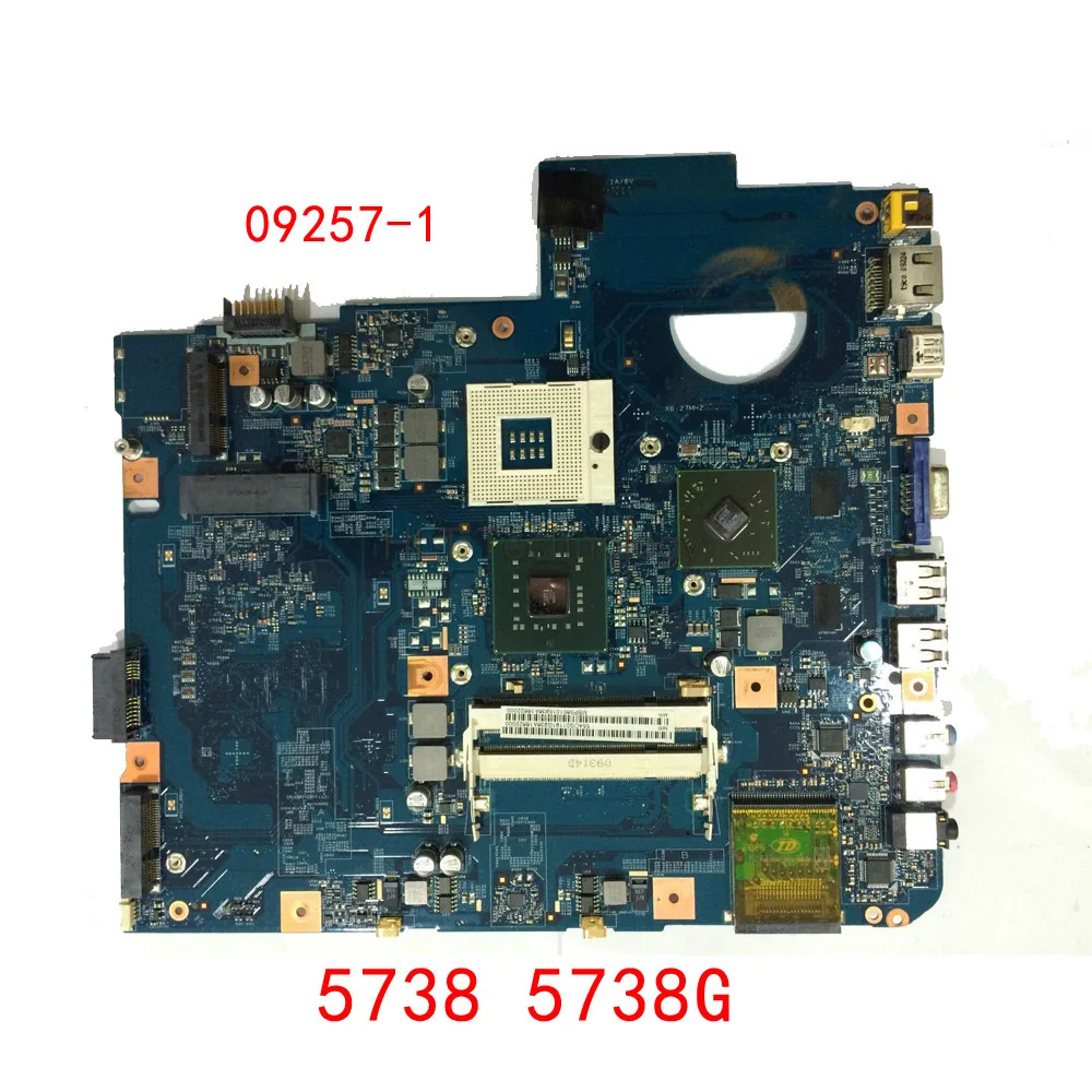 

Материнская плата для ноутбука Acer 5738 5738G JV50-MV 09257-1 MBP5601015 MBPKE01001 48.4CG07.011 материнская плата GM45 DDR2 HD4500