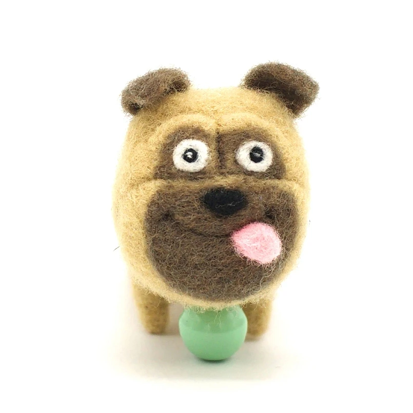 

Набор для валяния по игле Bell Dog для начинающих, стартовый набор для валяния вручную, шерстяные наборы для валяния, Набор для творчества, руко...