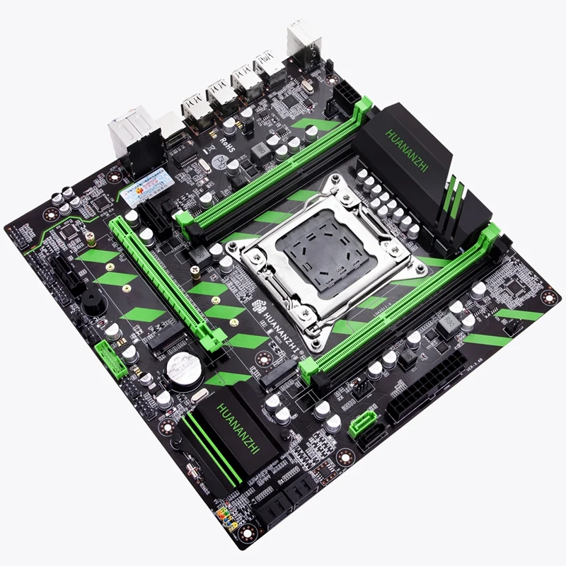 HUANANZHI X79 ZD3 M ATX USB3.0 SATA3 PCI E NVME SSD M.2 64G четыре канала поддержка REG ECC памяти и Xeon E5 cpu LGA