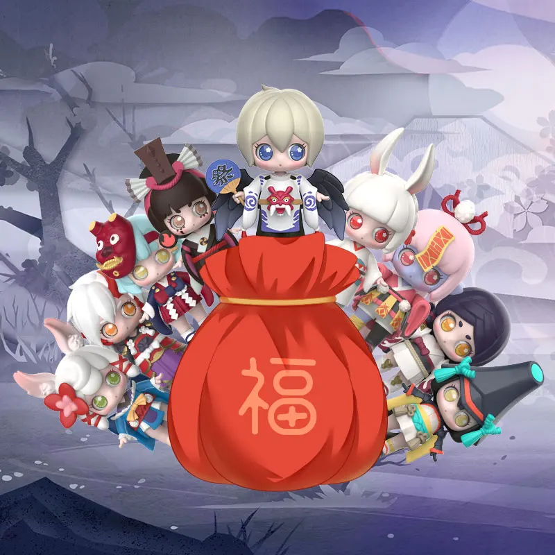 

USER-X Onmyoji Anime Figures doll Blind Box Toys Guess Bag Caja Ciega Blind Bag Toy Cute Model Children Birthday Gift Kawaii