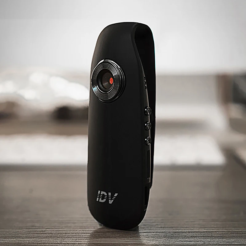 저렴한 IDV007 전체 1080P 미니 DV 카메라 대시 캠 웨어러블 바디 자전거 H.264 캠코더 TF 카드없이