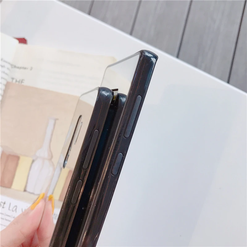 Блестящий зеркальный силиконовый чехол для Samsung Galaxy S8 S9 S10 Note10 A10 A20E A30 A40 A50 A70 J2 Pro J4