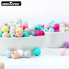 1000 шт., силиконовые бусины для прорезывания зубов, 9 мм