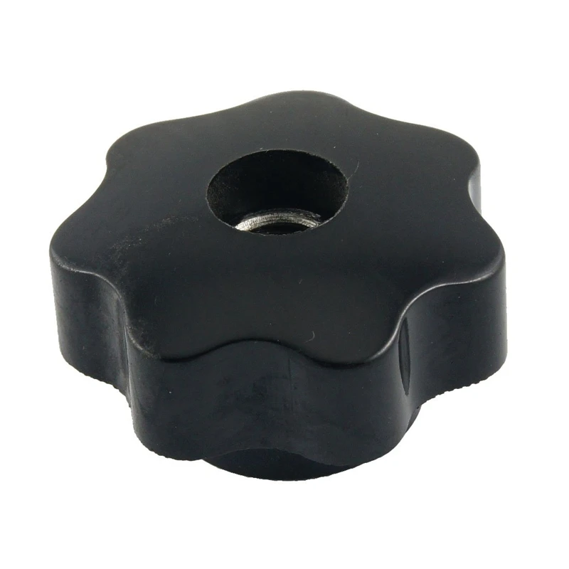 

M10 10 мм Dia Thread Black Plastic Star Head Зажимная рукоятка