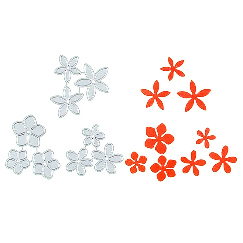

9 pcs Flowers Leaves Metal Cutting Dies Stencil for DIY Scrapbooking album Decorative Embossing Craft Dies Cut Paper Cards Tool