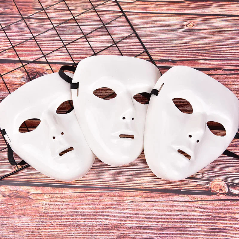 1 шт. маска для хип хопа маски танцев с привидениями белая крутая пластиковая