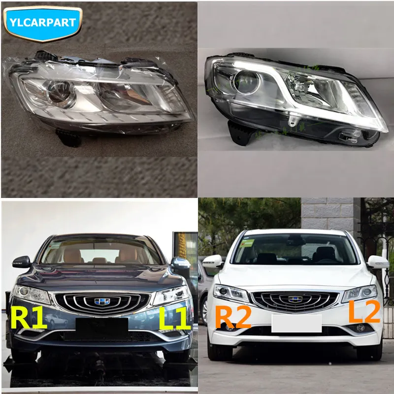 Для Geely Emgrand GT, GC9 Borui, автомобильная передняя фара в сборе