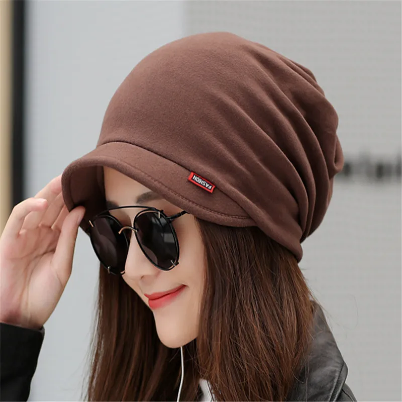 Женская Вязаная Шапка бини однотонная Повседневная вязаная шапка на весну и