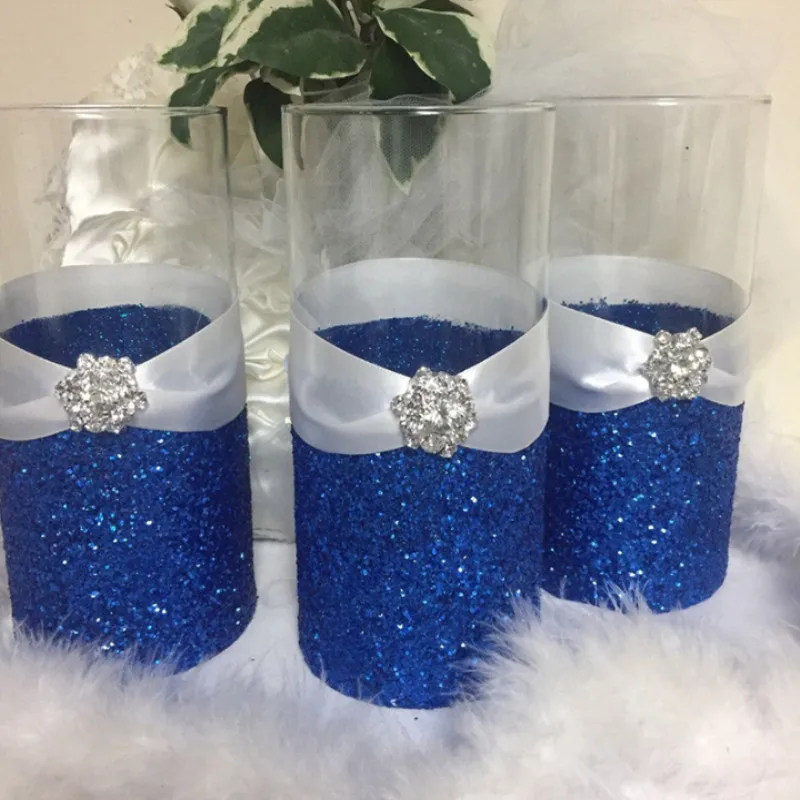 50 г синяя пудра Блеск блестящая пыль металлический пигмент DIY ремесла маникюрное