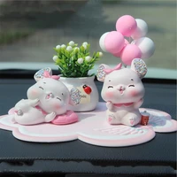creative car decoration cute mouse car doll high end car interior ornament decoration gift