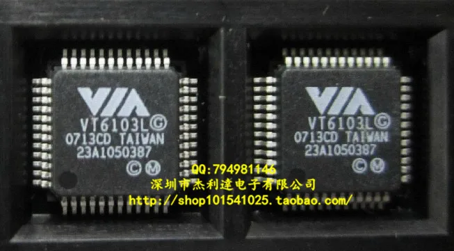 

VT6103L LQFP48 VIA new original spot