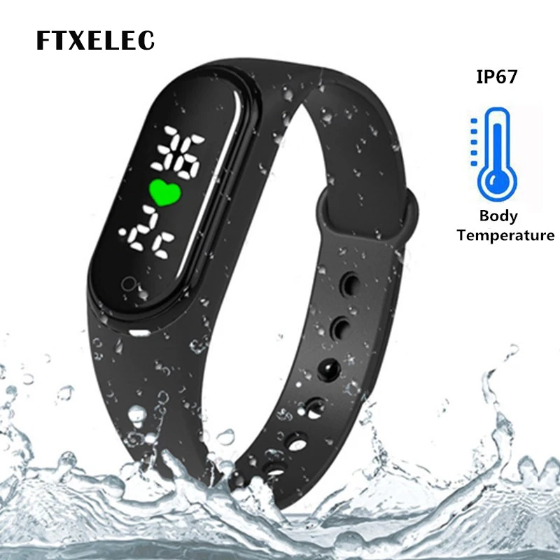 Смарт-часы M5 Pro фитнес-браслет с монитором температуры тела водонепроницаемые