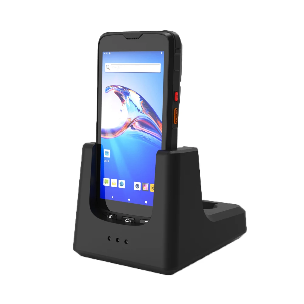 5 5-дюймовый мобильный КПК Qctacore Android 10 0 сбора данных сканер штрих-кода IP67 прочный