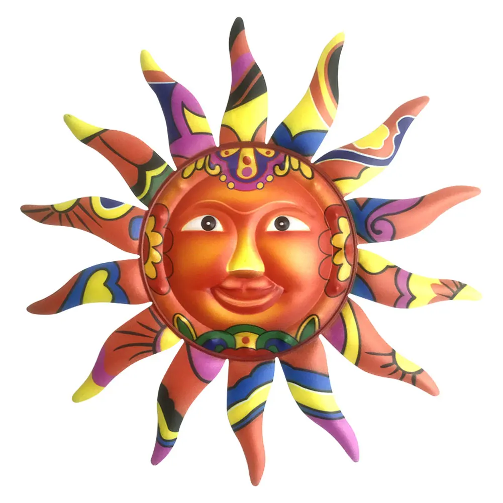 

Metal Sun Wall Decoration Sun Iron Wall Art For Home And Garden Outdoor Hanging Decoration Ornaments And Yard Miniatures Statues