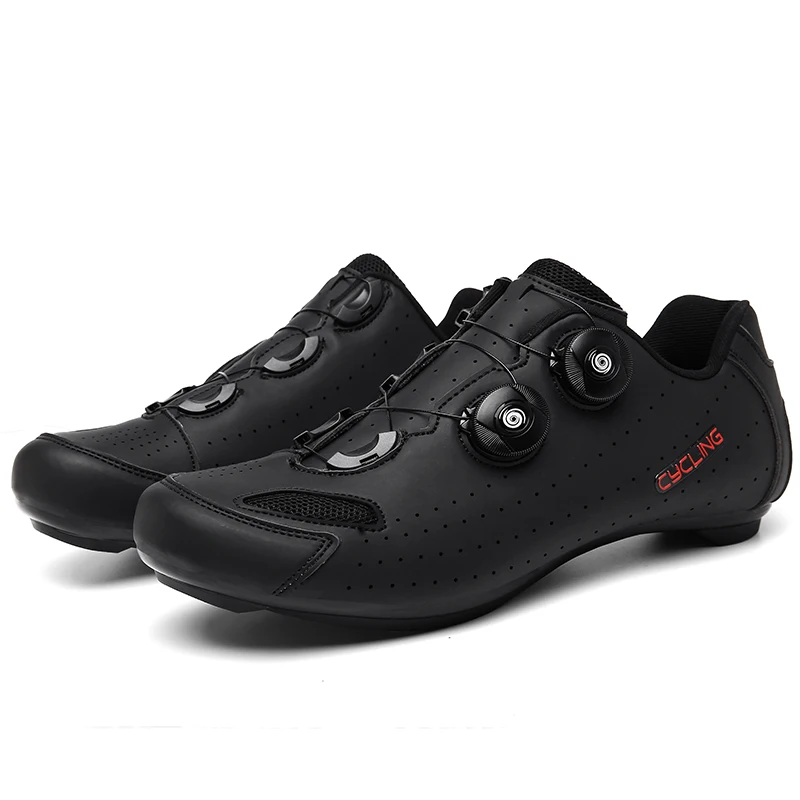 

Carbon Fiber Cycling Shoes Men Road Speed Bike Shoes SPD Racing Sneakers Women Sports Self-locking Ultralight Bicycle MTB Shoes