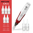 Дерма-ручка Meetcare MYM, автоматическая ручка-антифолиевая ручка с микроиглами для сужения пор, с картриджем