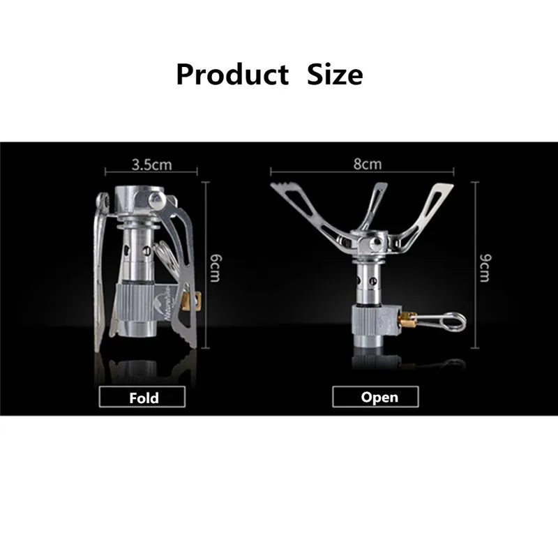 Карманная мини-горелка для кемпинга походов портативная газовая горелка пикника