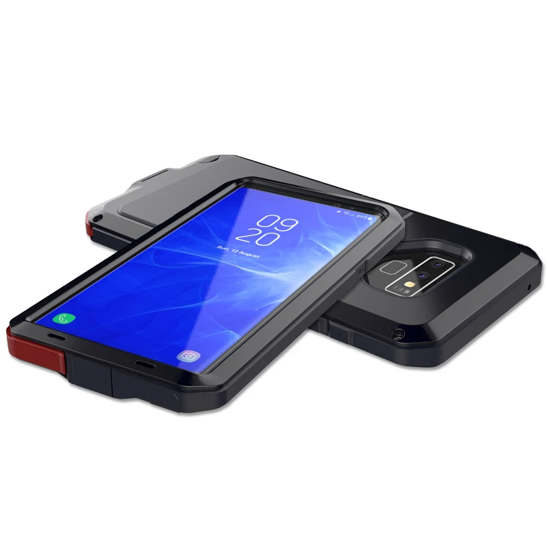 Full Protective Armor Heavy Duty Aluminum Cover Metal Phone Case for Samsung Note 9 8 5 4 3 Galaxy S 6 7 7e 10 e Plus | Мобильные