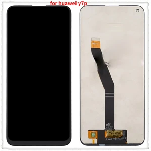 lcd touch screen digitizer full assembly for huawei y7p mobile phone lcd display replacement parts free global shipping