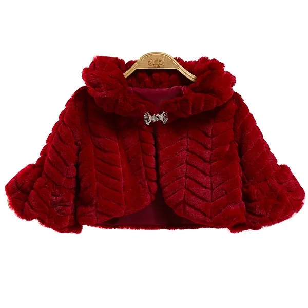 As Picture Chaquetas de invierno de piel sintética para niñas с Минни Маус abrigos de bebé ropa де abrigo para niños capa de abrigoniñas ropa де abrigo - Цвет: As Picture