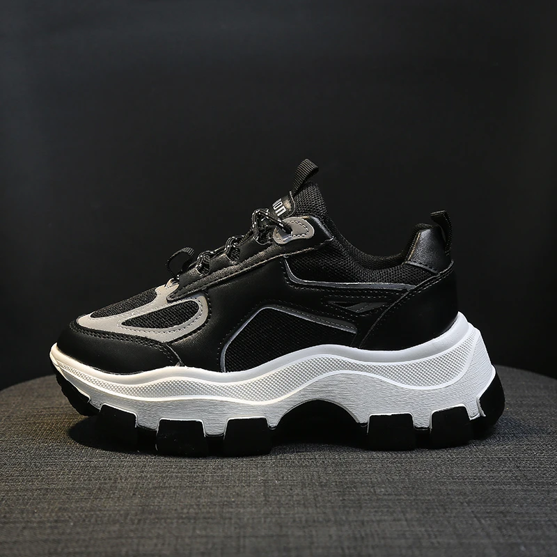 Женские кроссовки на вулканизированной подошве Желтые Повседневные платформе 7