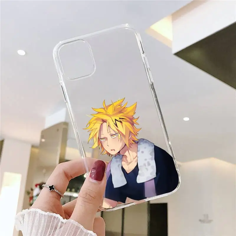 

Denki Kaminari Phone Case Transparent soft For iphone 5 5s 5c se 6 6s 7 8 11 12 plus mini x xs xr pro max