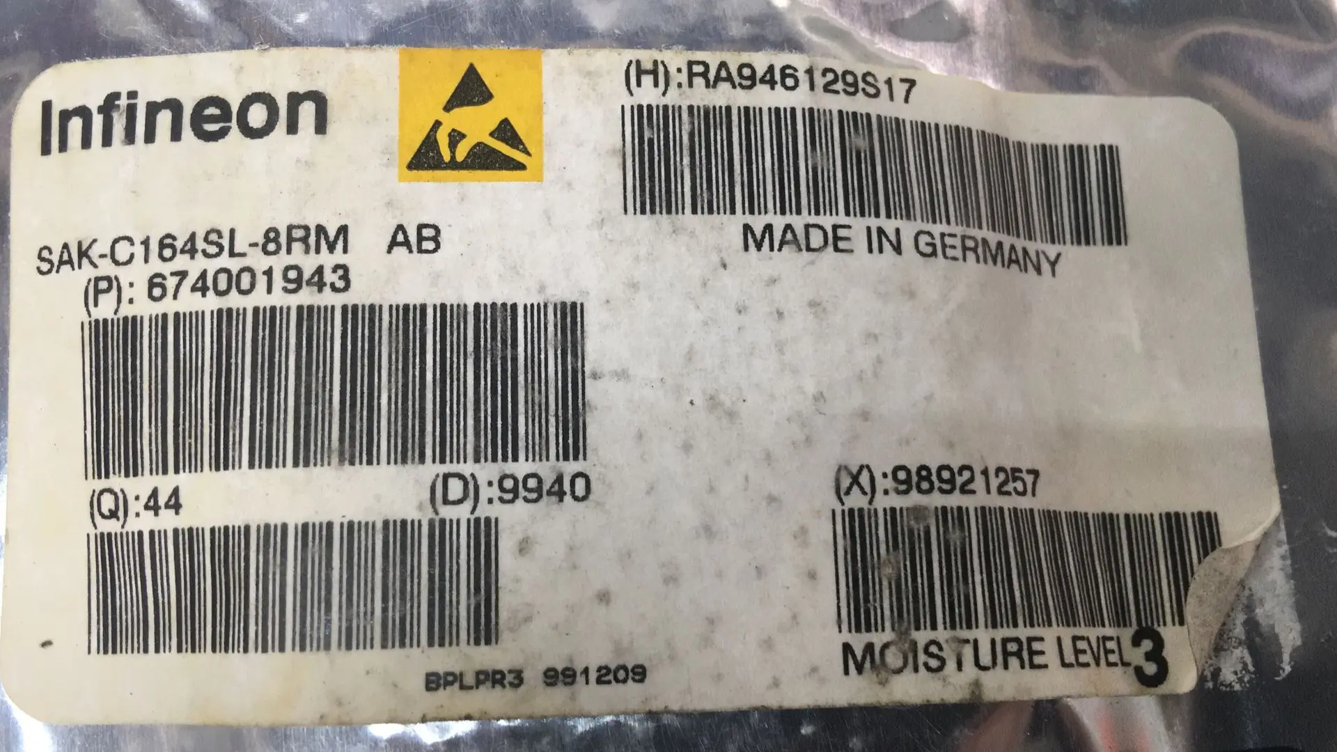 SAK-C164SL-8RM QFP оригинальный подлинный 100% Прямой снимок отличная цена - купить по
