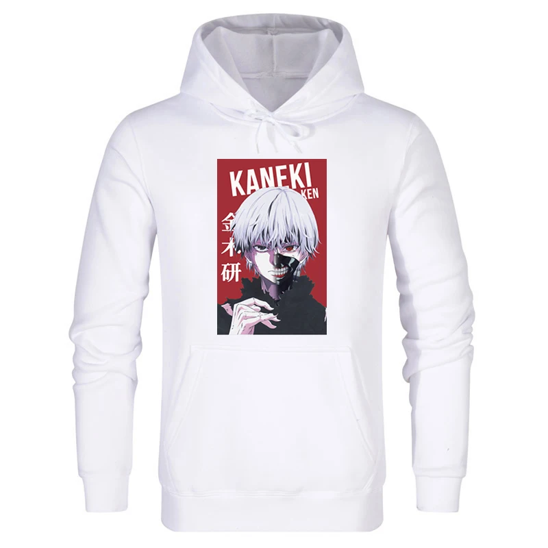 Kaneki Tokyo Ghoul японская аниме Манга мужская толстовка с капюшоном Harajuku Уличная