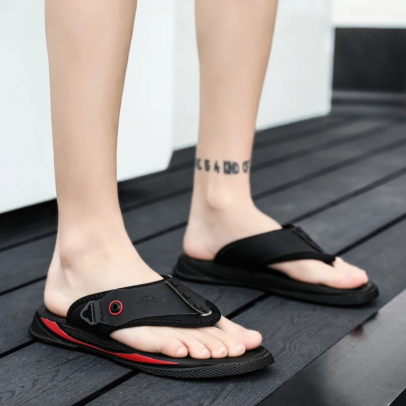 

Сандалии мужские летние, открытый размер, летние